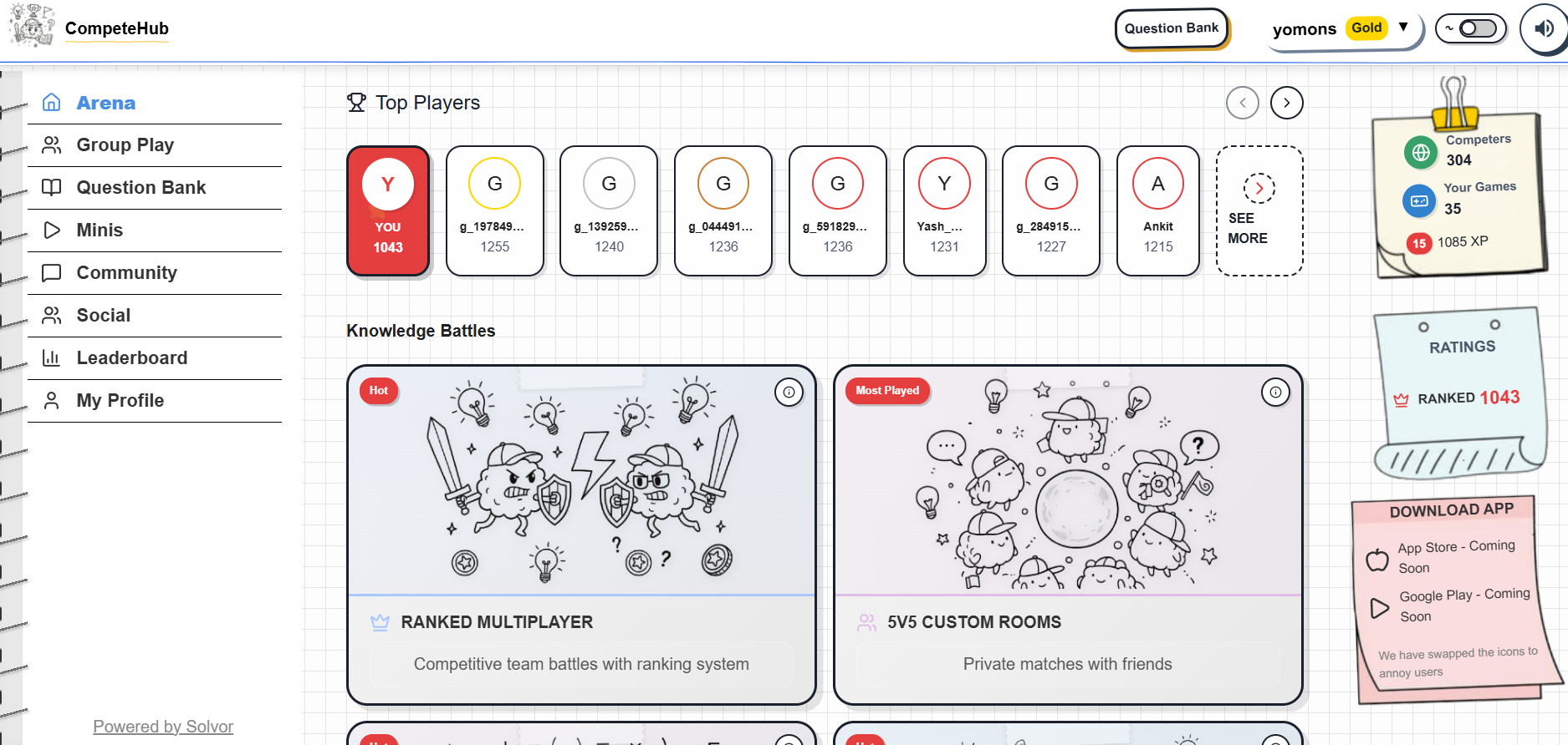 Gamified Student App